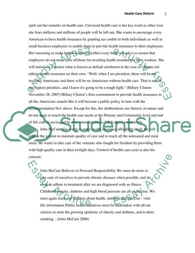 The Citizens Health Care Working Group