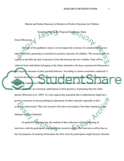 Marital and Partner Harmony in Relation to Positive Outcomes for Children