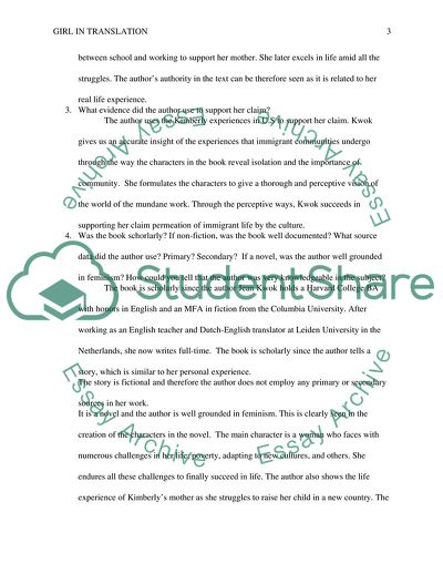 Girl in Translation by Jean Kwok