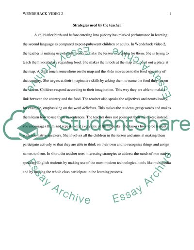 Second Language Acquisition