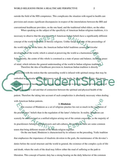 World Religions From A Healthcare Perspective