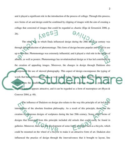 How Dada Has Influenced Design Practice in the Late 20th/early 21st Centuries