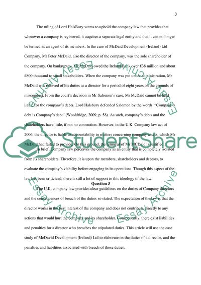 Company Law in the UK