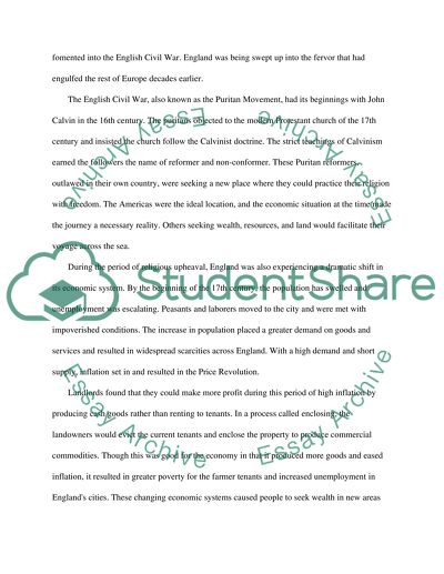 The Colonization of America