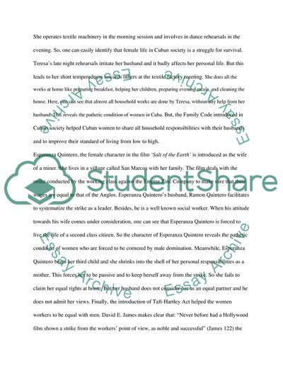 The Idea in Movies Portrait of Teresa and Salt of the Earth