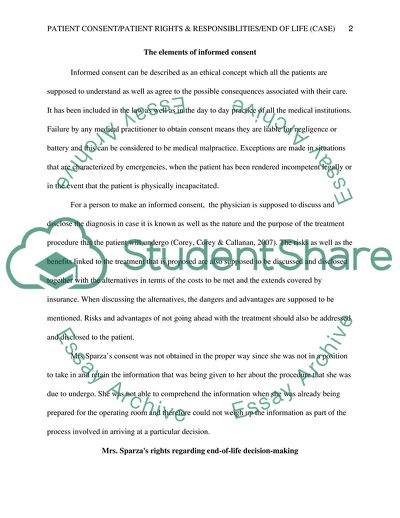 Patient Consent- Patient Rights and Responsibilities