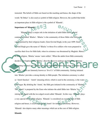 Khanda: Symbol of Divine Sikh Beliefs