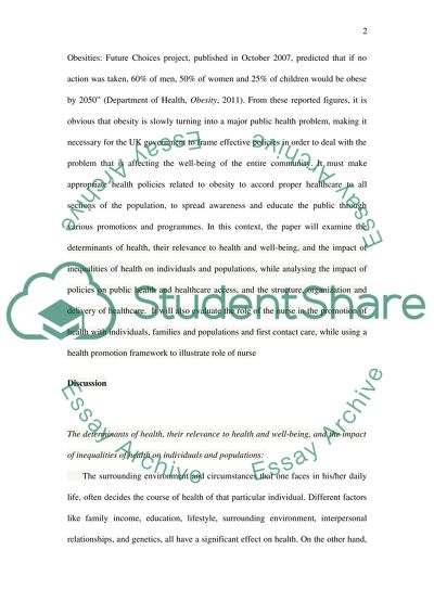 Health Policy on Obesity in Relation to Mental Health Illness
