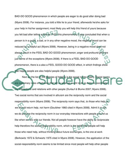 Empathy, Social Psychology, and Global Helping Traits