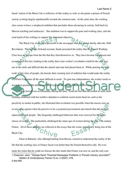 Conditions Endured by the French Working Classes