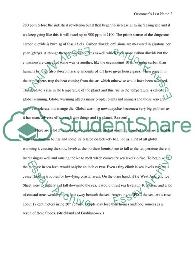 Global Warming Challenges