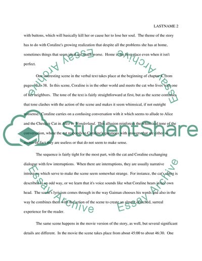 Lyricism in Coraline