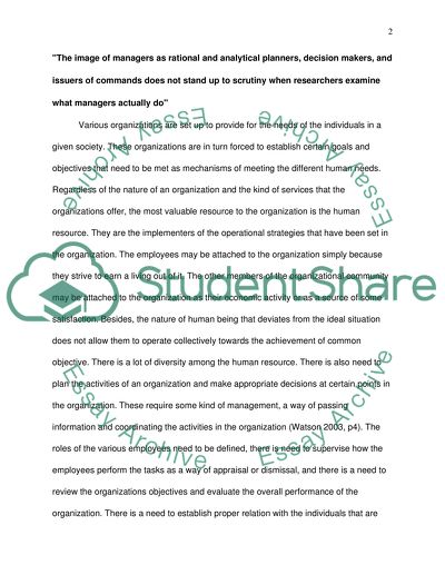 Running Head: Managerial Roles