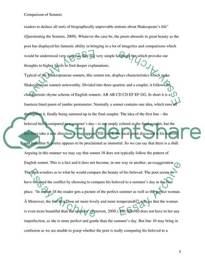 Shakespeares and Spensers Sonnets