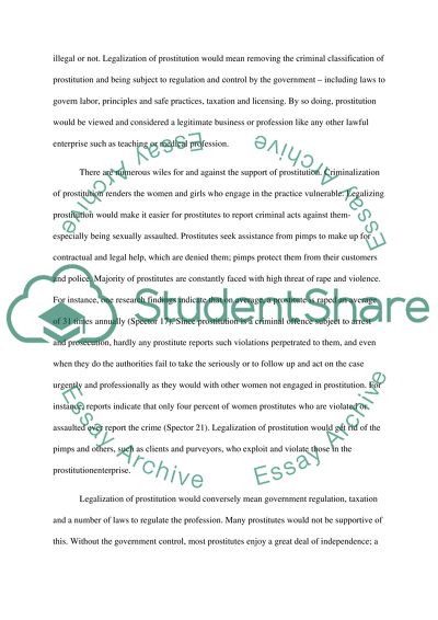 Discussion About The Sex Industry