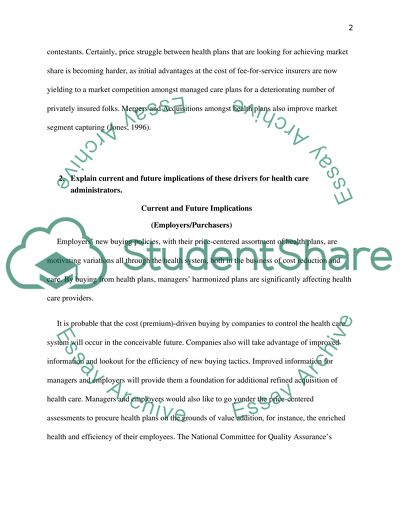 Health care organizations in the U.S