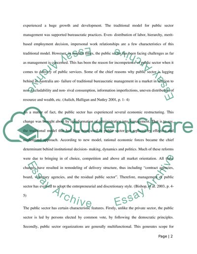 The Attributes of Public Sector Management, Organizational Politics