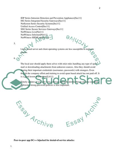 Network Security from Hackers