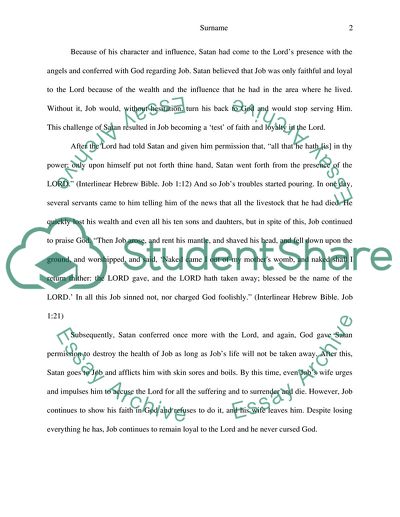 Job in the Hebrew Bible