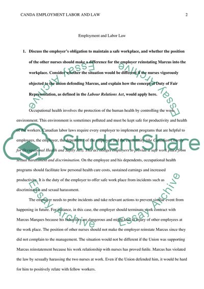 Canada Employment Labor & Law