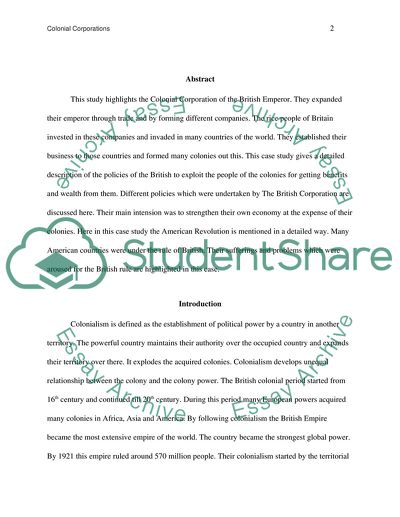 Colonial Corporation of the British Emperor