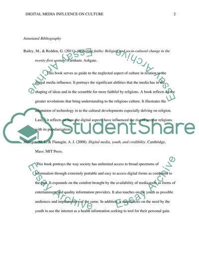 Interrelation Between Digital Media and Culture