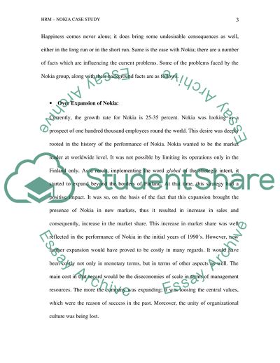 Human Resource Management at Nokia