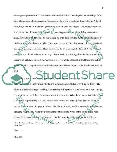 Why Sartre Was Wrong