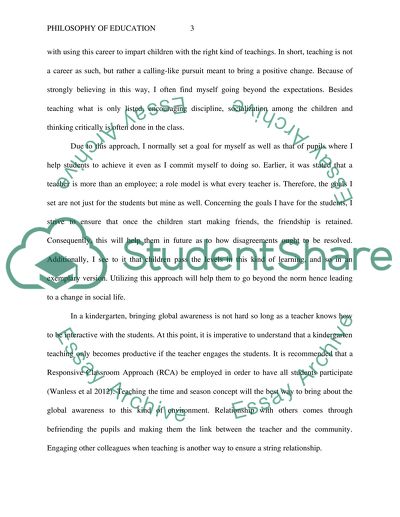 Philosophy of Education