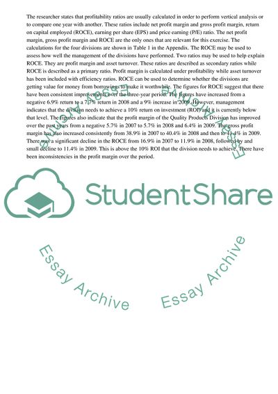 Ratios of the Jools Furniture Company