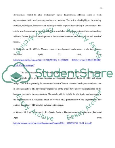 The Strategies of Human Resource Development in the Period of Globalization