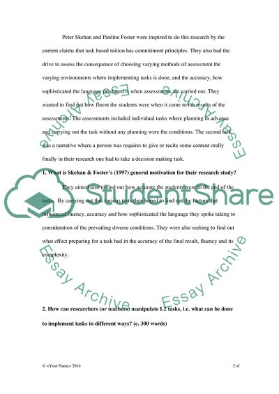 Fluency on Language in L2 Oral Production