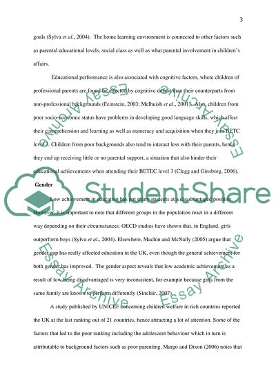 The Conditions that Enhance the Success of Students in College