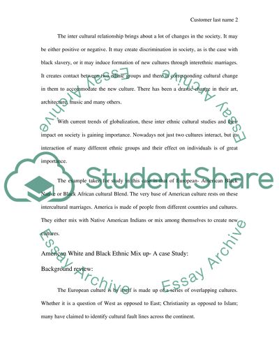 Blending of Two Cultures