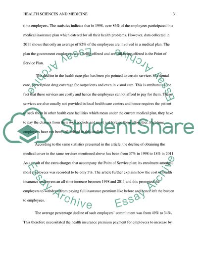 Changes in the Healthcare Plan