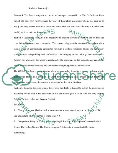 The Ed Sullivan Show and the Sounds of the Sixties