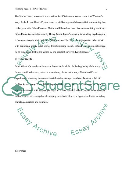 How Does Edith Wharton Write the Novella, Ethan Frome