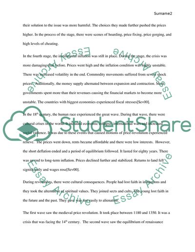 Prices Revolution From general Crises