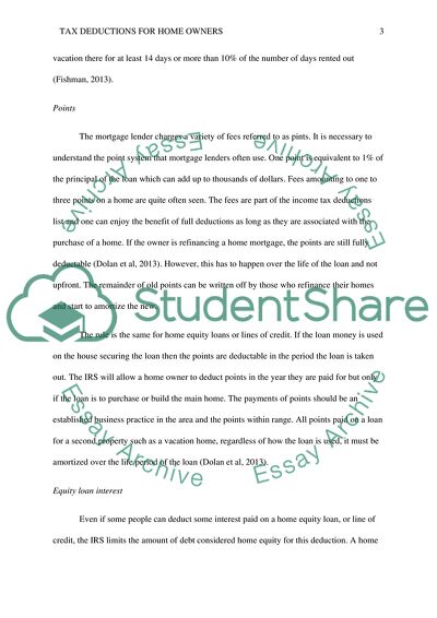 Tax Deductions for Home Owners