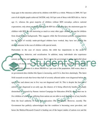 The child with special needs