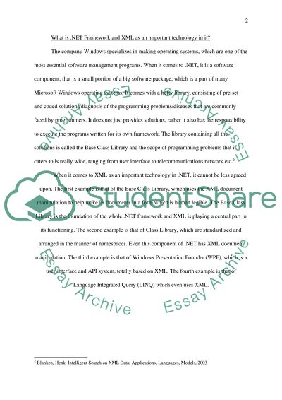 Extensible Markup Language