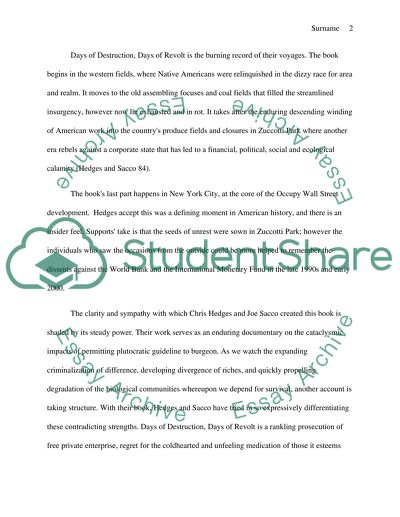 Days of Destruction, Days of Revolt