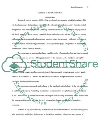 Standards of Steel Construction