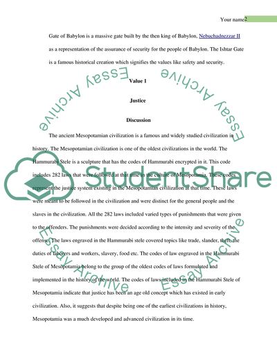 Value as the Basic Right in the World