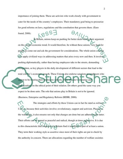 Employee Relations in Contemporary Britain