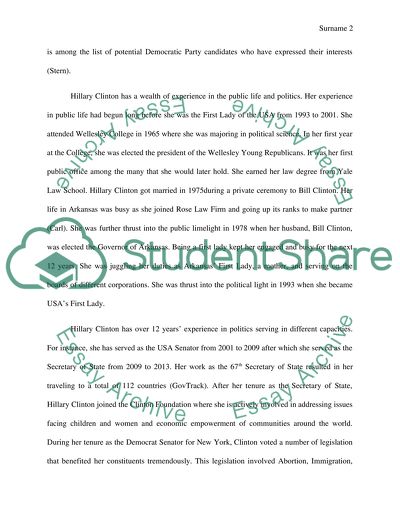 Hillary R. Clinton for President in 2016