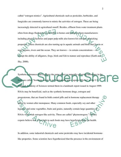 Role of Estrogen in the Endocrine System