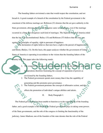 How the Federal Government Usurps Powers