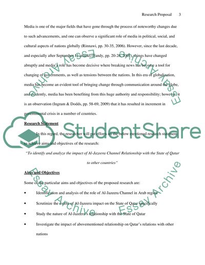The Impact of Al-Jazeera Channel Relationship With the State of Qatar To Other Countries