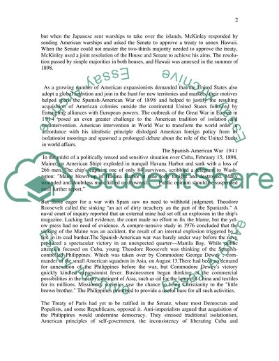 Modern America: The Great Depression and Captain Mahan